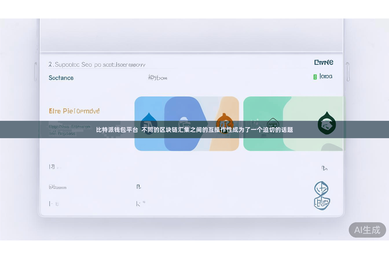 比特派钱包平台 不同的区块链汇集之间的互操作性成为了一个迫切的话题